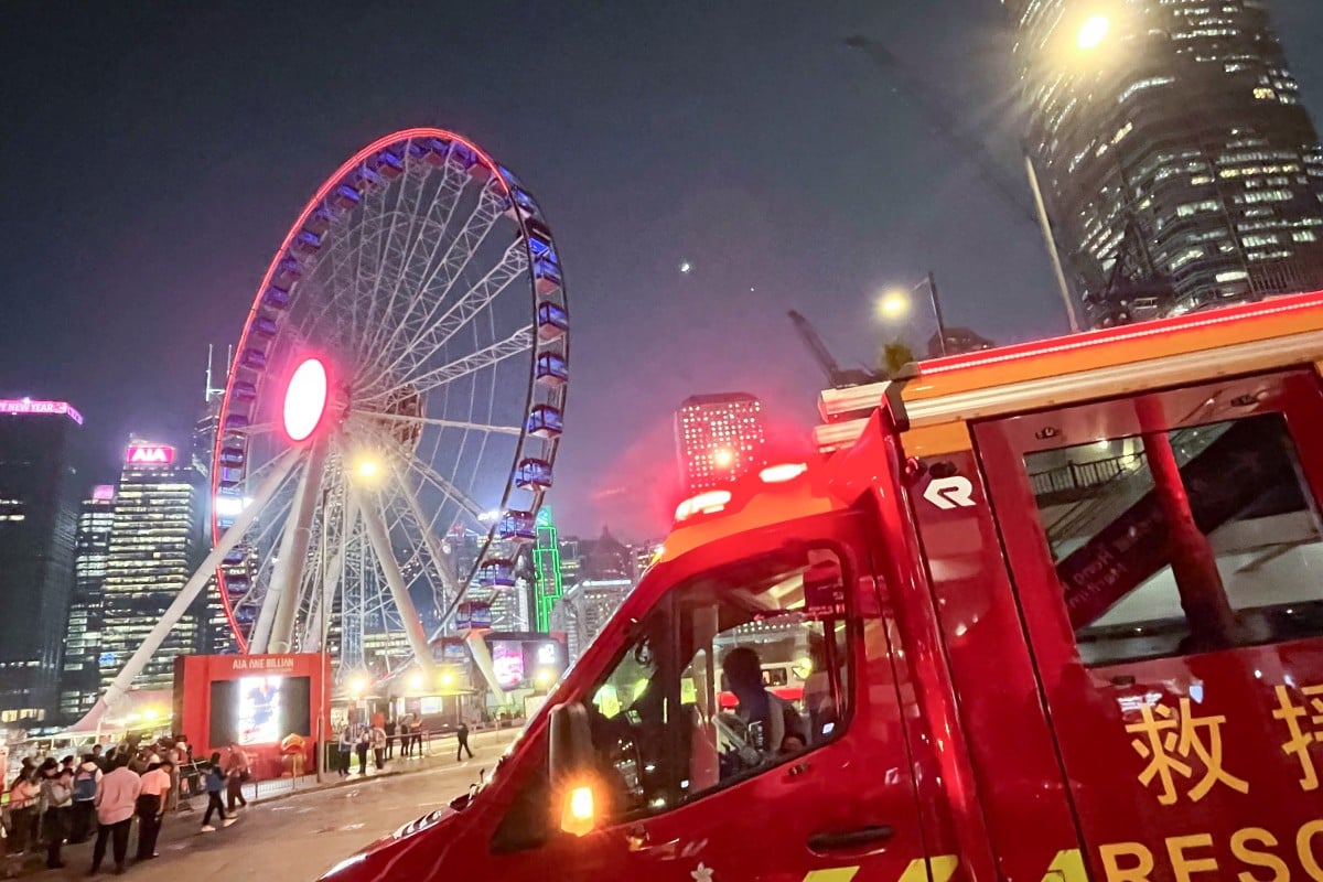 On the Hong Kong Observation Wheel, riders can enjoy beautiful views of Hong Kong’s famous skyline. Photo: Nora Tam