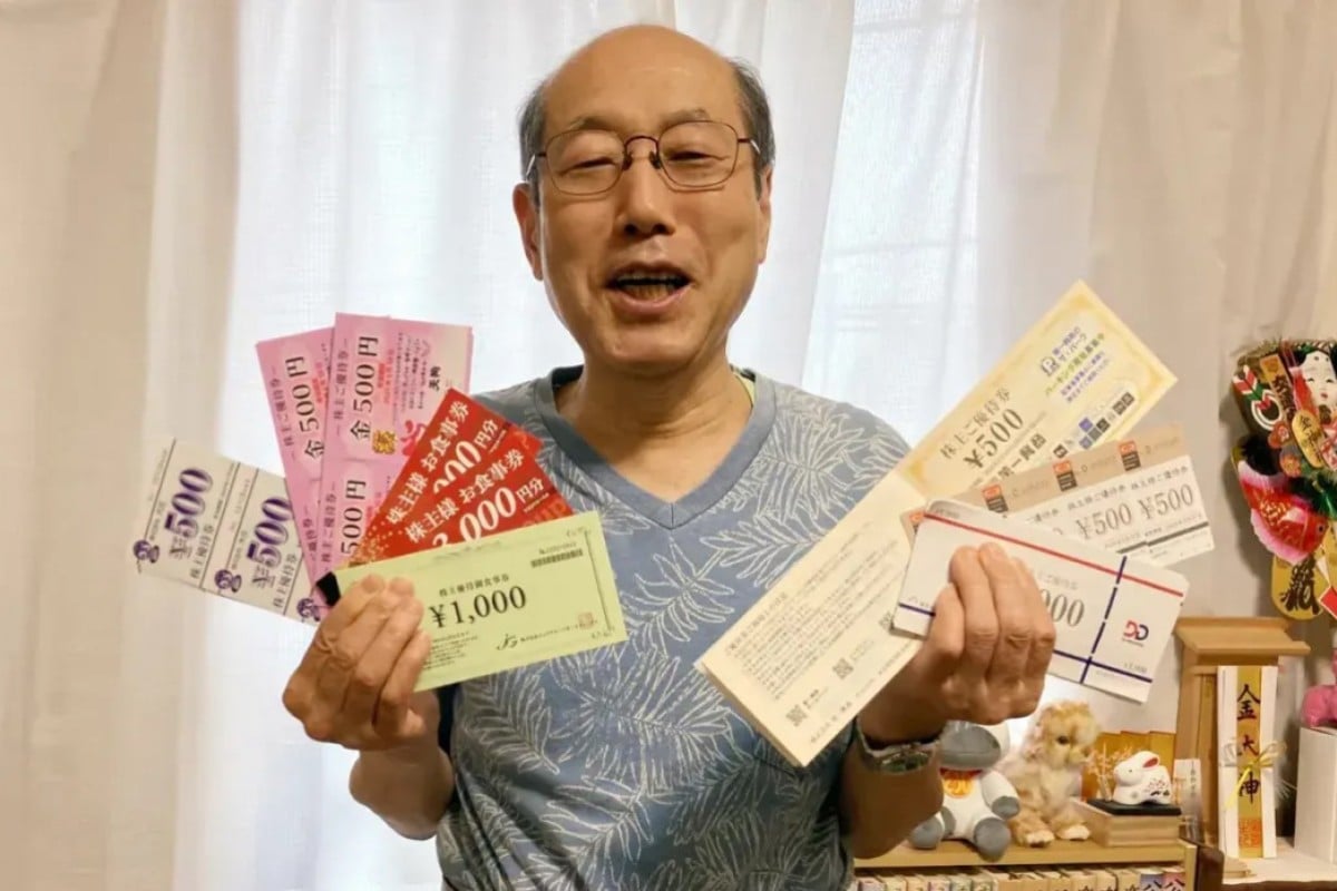 Hiroto Kiritani, dubbed the “God of Freebies”, has been using coupons and free offers instead of money for a decade. Photo: QQ.com