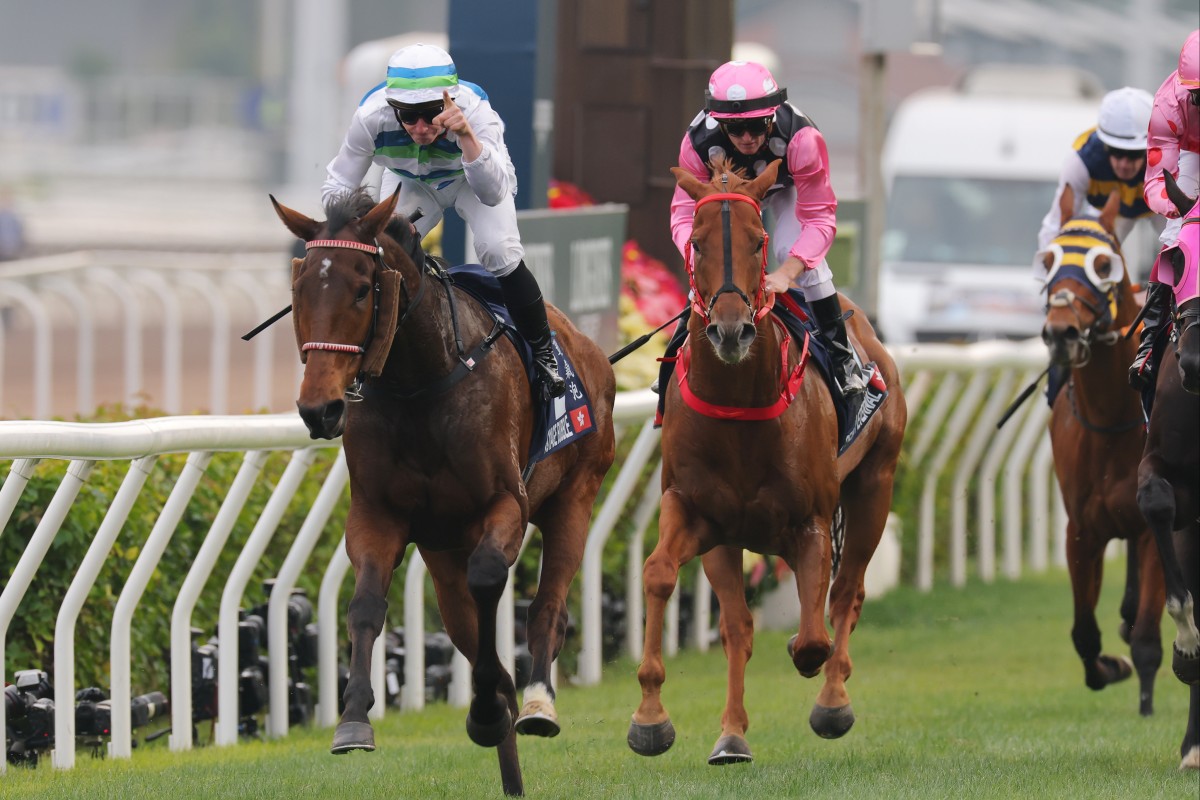 James McDonald has high hopes of celebrating another Group One triumph on Voyage Bubble on Sunday. Photos: Kenneth Chan