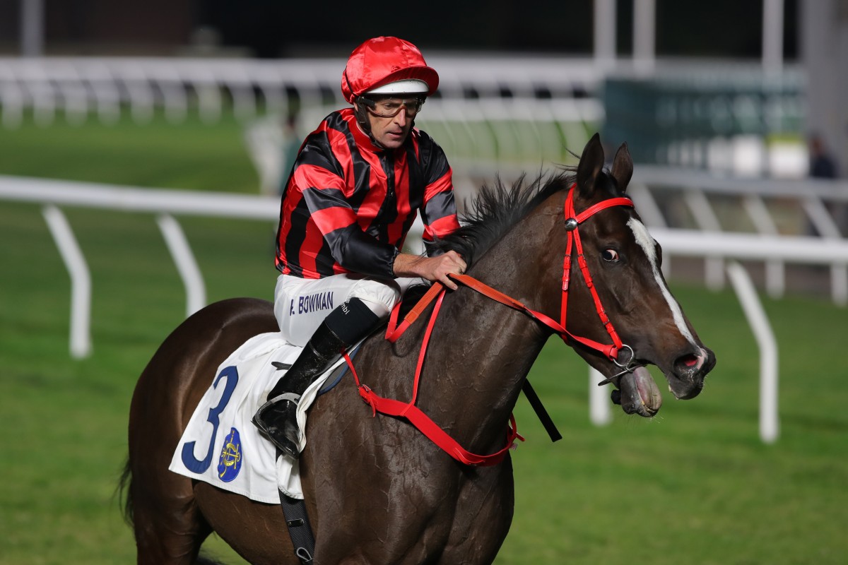 Hugh Bowman aboard Mickley after his Sha Tin victory in December. Photos: Kenneth Chan
