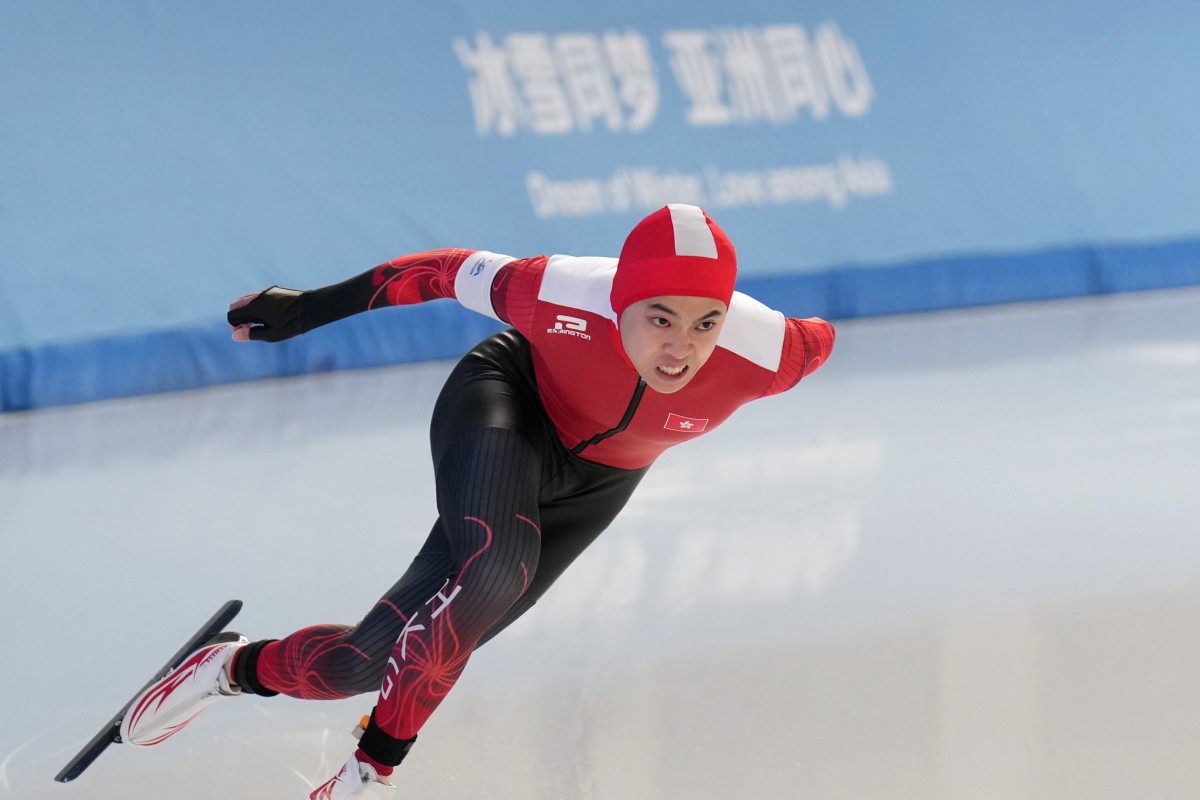 Sidney Chu at the Asian Winter Games in February. Photo: Xinhua