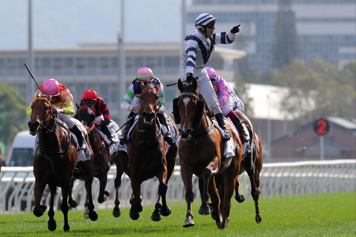 Rubylot wins the Classic Cup under Brenton Avdulla. Photos: Kenneth Chan