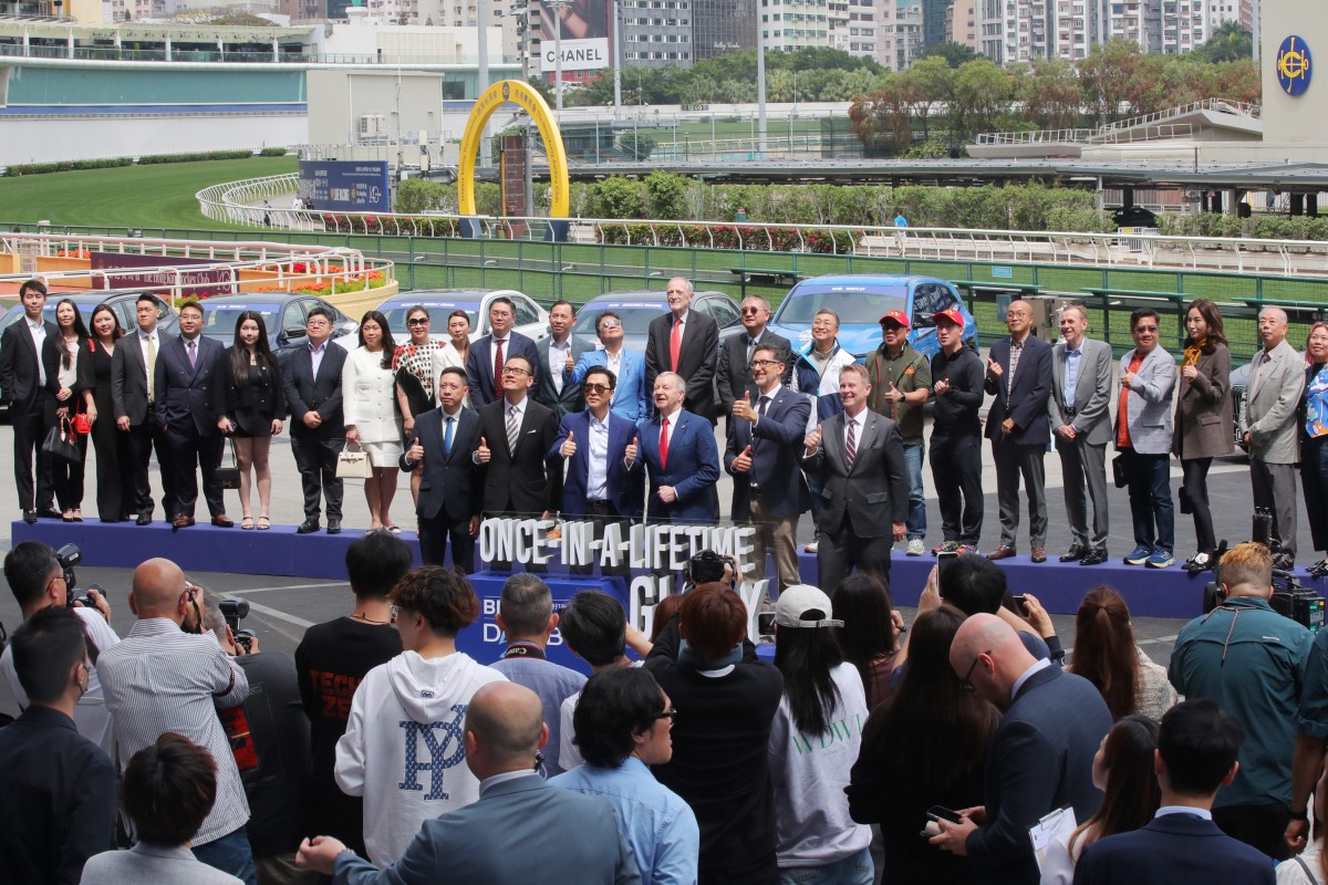 The Hong Kong Derby field is announced at Happy Valley on Friday morning. Photos: Kenneth Chan