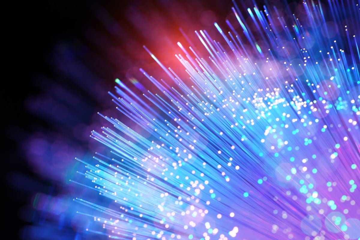 Optical fibres are key to how we send data over long distances. Photo: Shutterstock