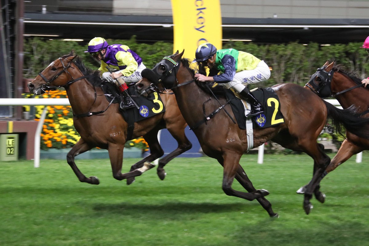 Colourful King prevails over Youthful Spirits at Happy Valley last month. Photo: Kenneth Chan