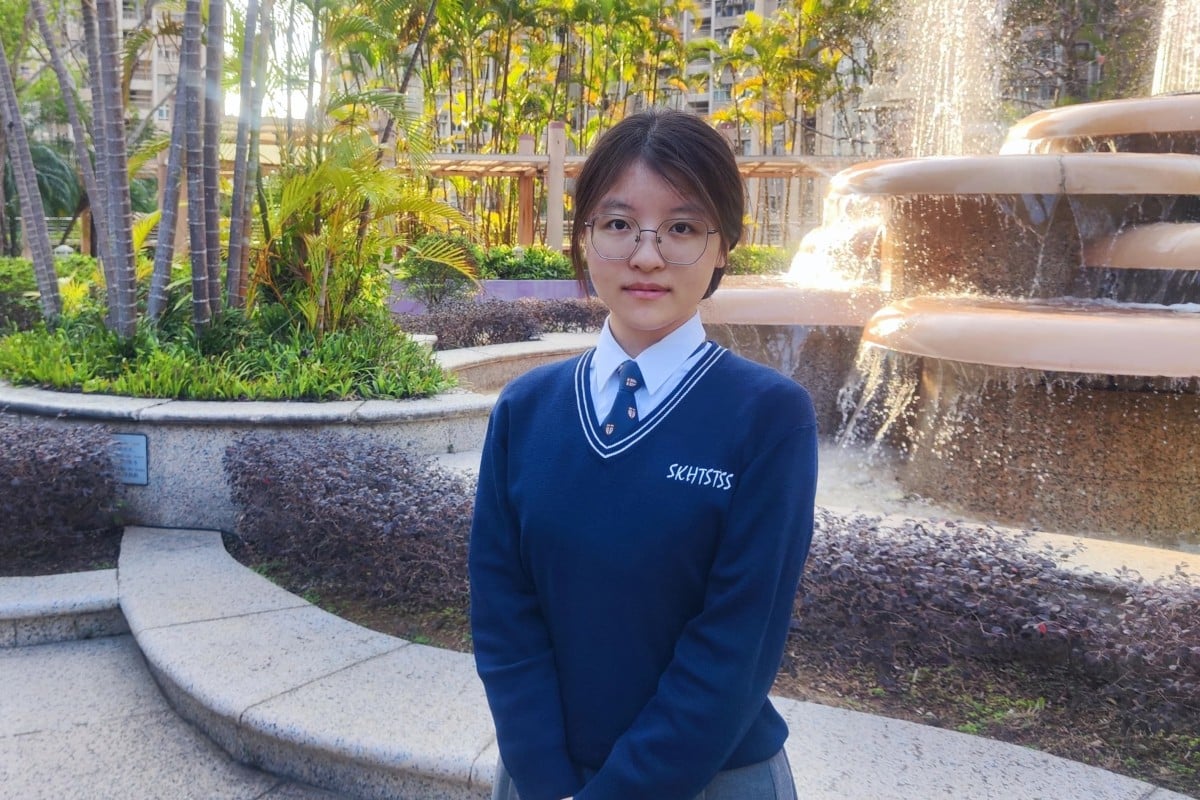 Chong Sum-yu is a 17-year-old student at Sheng Kung Hui Tsang Shiu Tim Secondary School. Photo: Handout