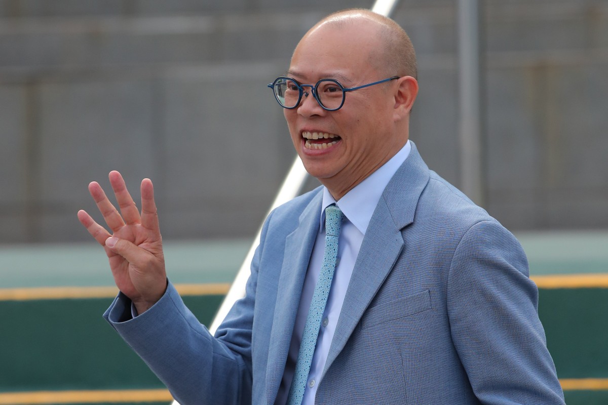 Chris So celebrates his 400th career win after Hong Lok Golf scores at Sha Tin. Photos: Kenneth Chan