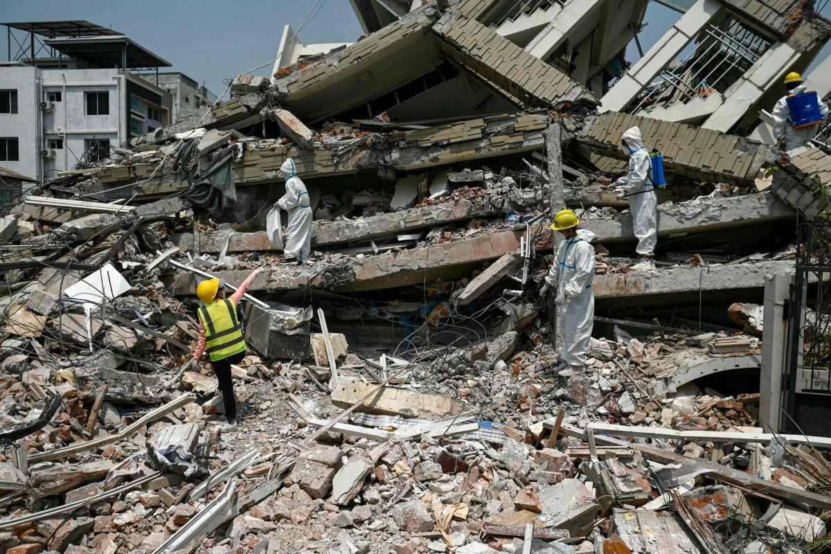 Myanmar’s recent earthquake, potentially the largest in decades, highlights the vulnerability of the country’s infrastructure. Photo: AFP
