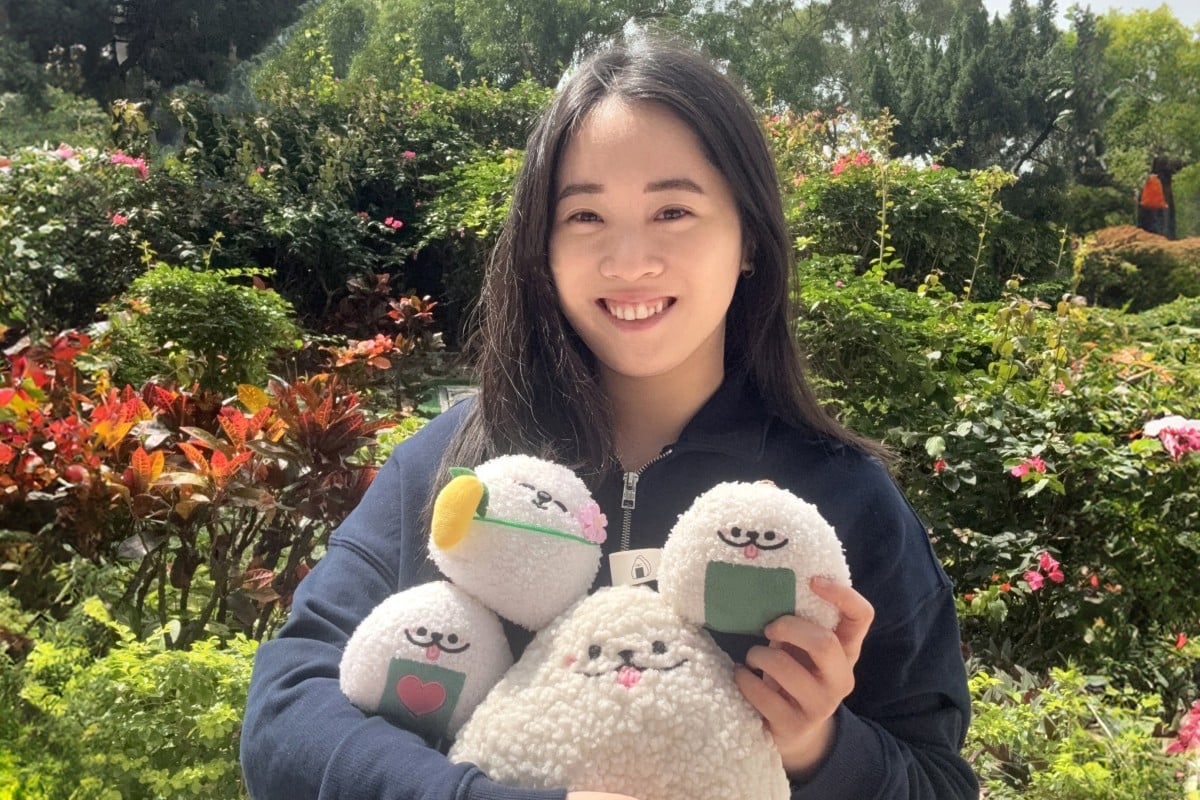 Carina Wong, creator of the popular Carbi soft toy, holds a few of her creations. Photo: Handout