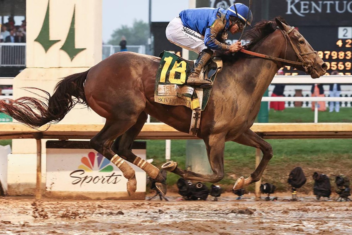 Sovereignty, which won the Kentucky Derby on May 3, will not compete at Preakness, forgoing the chance to win the Triple Crown. Photo: TNS