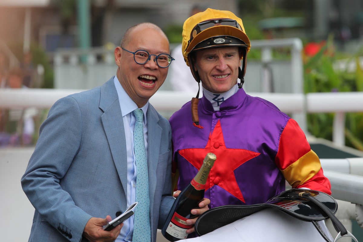 Trainer Chris So and jockey Zac Purton will team up with Pakistan Legacy and With A Smile at Sha Tin on Sunday. Photos: Kenneth Chan