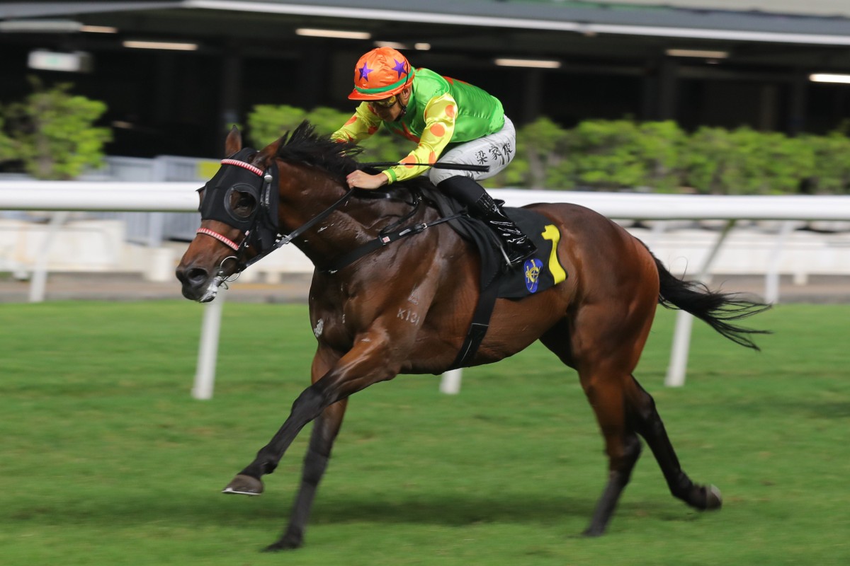Prestige Good comes home in splendid isolation at Happy Valley. Photo: Kenneth Chan