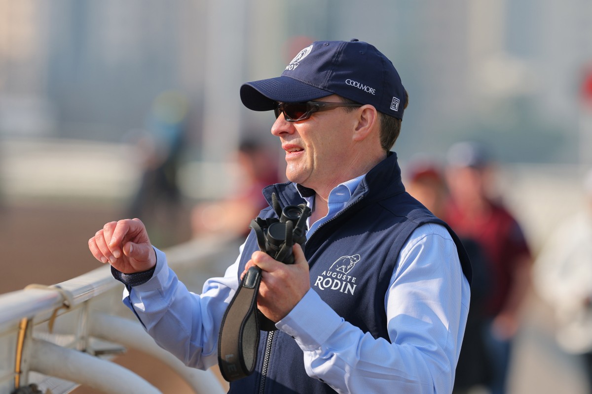 Aidan O’Brien has big Classic hopes at Chantilly on Sunday. Photo: Kenneth Chan