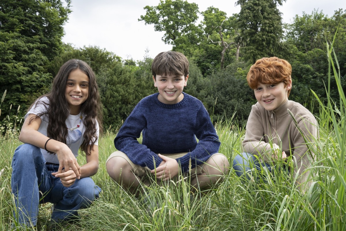 Arabella Stanton (from left), Dominic McLaughlin and Alastair Stout have been cast in HBO’s upcoming “Harry Potter” series. Photo: TNS