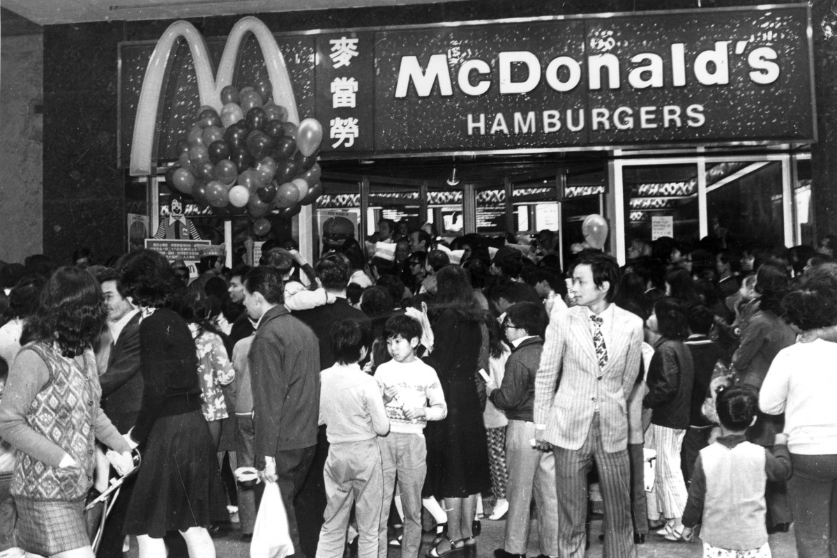 The first McDonald’s in Hong Kong opened in 1975 on Paterson Street in Causeway Bay. Photo: SCMP
