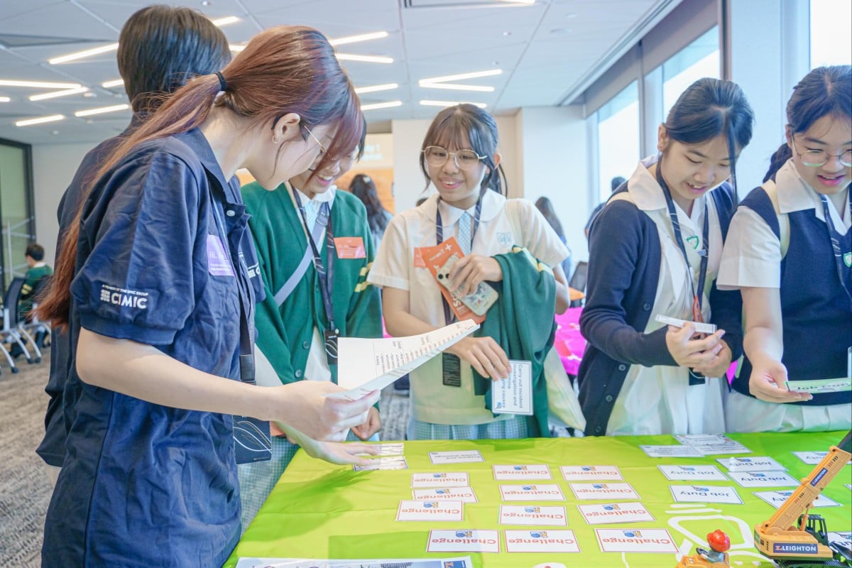 The annual Inspiring Girls Hong Kong Career Fair is dedicated to broadening the career horizons of young women in Hong Kong and fostering greater gender equity across industries. Photo: Handout