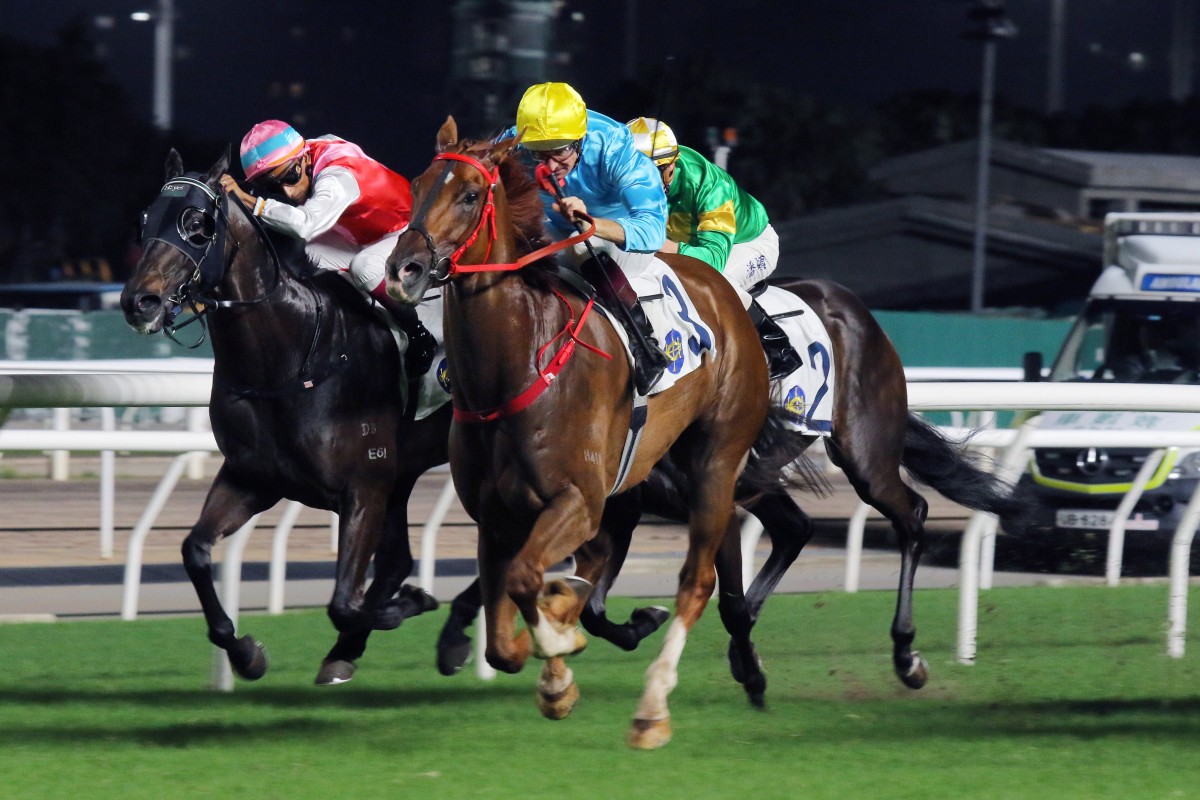 Wunderbar and Hugh Bowman march home at Sha Tin two weeks ago. Photos: Kenneth Chan