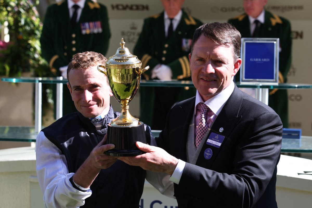 Ryan Moore and Aidan O’Brien teamed up for more Group One glory. Photo: Reuters