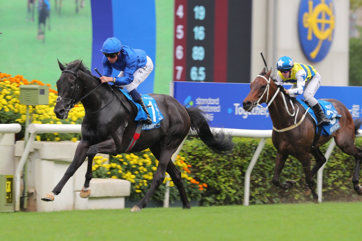 2024 Champions & Chater winner Rebel’s Romance added another Group One on Sunday. Photo: Kenneth Chan