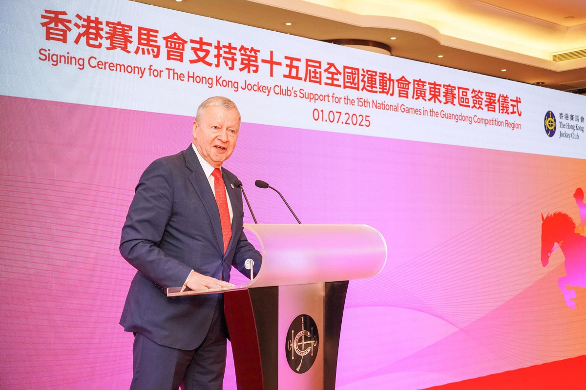 Jockey Club chief executive Winfried Engelbrecht-Bresges. Photo: Hong Kong Jockey Club