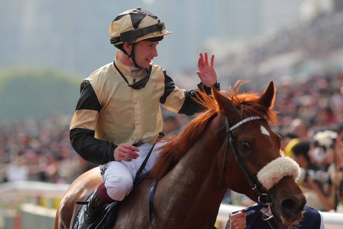 Oisin Murphy secured another Group One win at York on Asfoora. Photo: Kenneth Chan