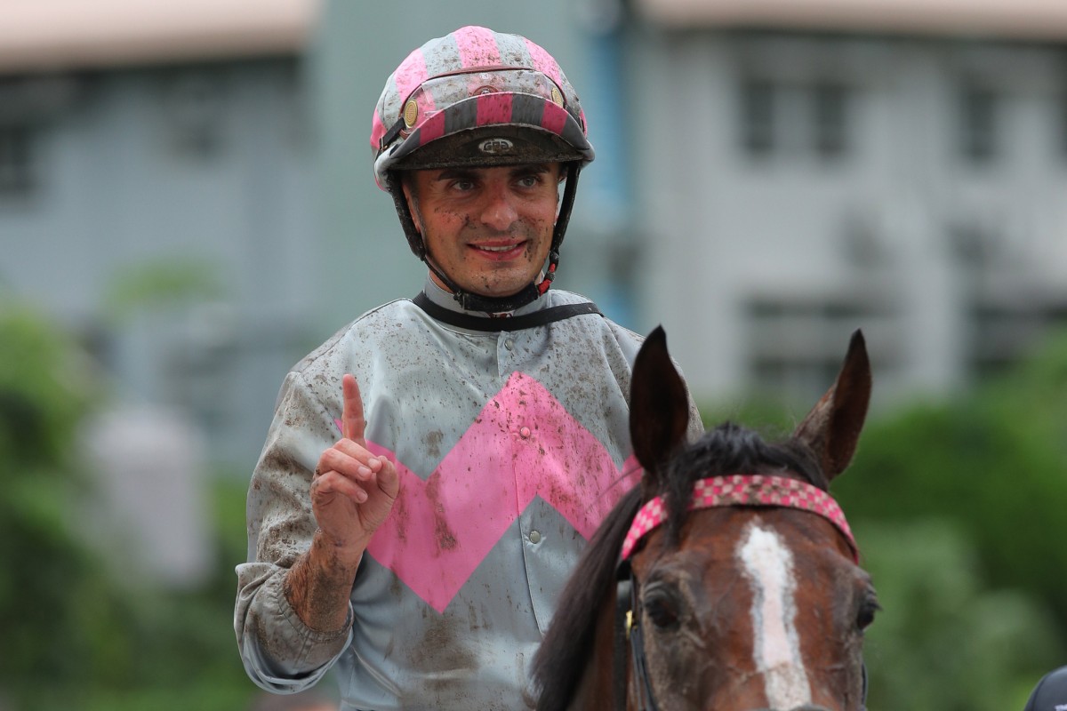 Andrea Atzeni has a strong book of rides at Sha Tin on Sunday. Photos: Kenneth Chan
