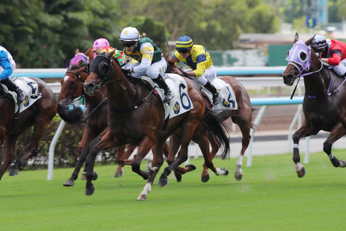 Fight Time wins at Sha Tin last month under Britney Wong. Photos: Kenneth Chan