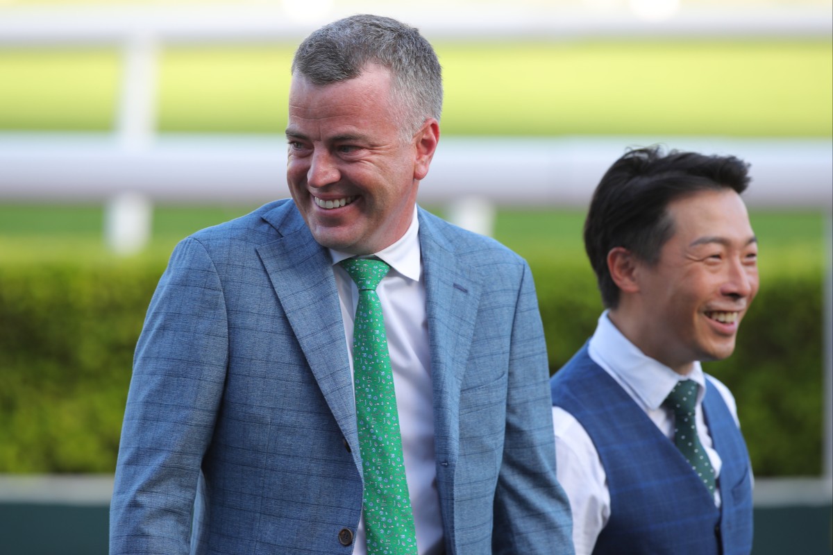 Jamie Richards is riding high after another Sha Tin winner on Sunday. Photos: Kenneth Chan