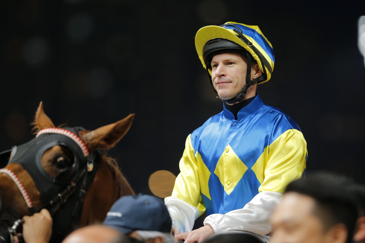 Richard Kingscote is hoping to break his seasonal duck at Sha Tin. Photos: Kenneth Chan
