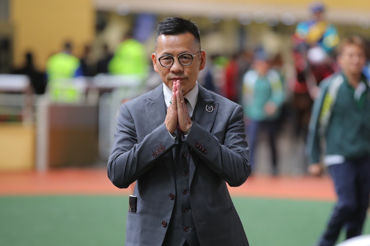 Frankie Lor enjoys South Star’s recent Happy Valley success. Photo: Kenneth Chan