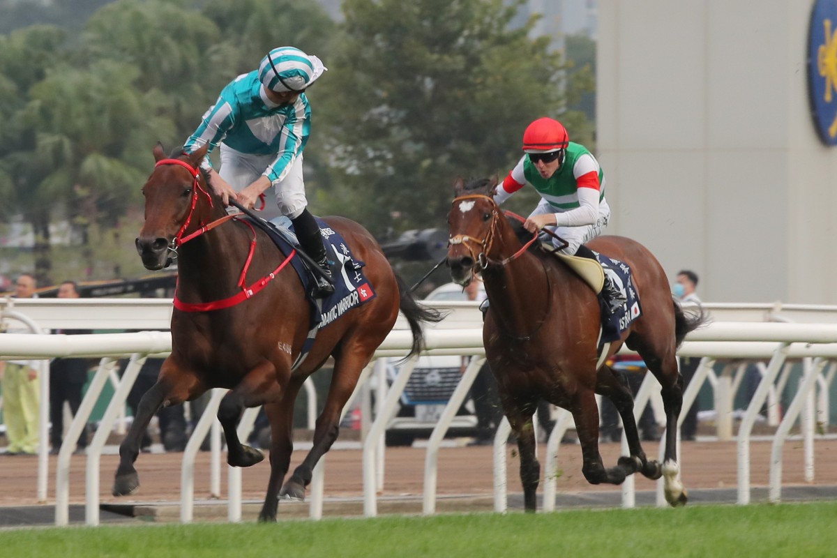 Romantic Warrior (left) and Japan’s Tastiera could again do battle in December. Photo: Kenneth Chan