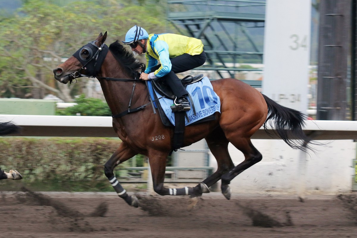 Massive Sovereign trials at Sha Tin recently. Photo: Kenneth Chan