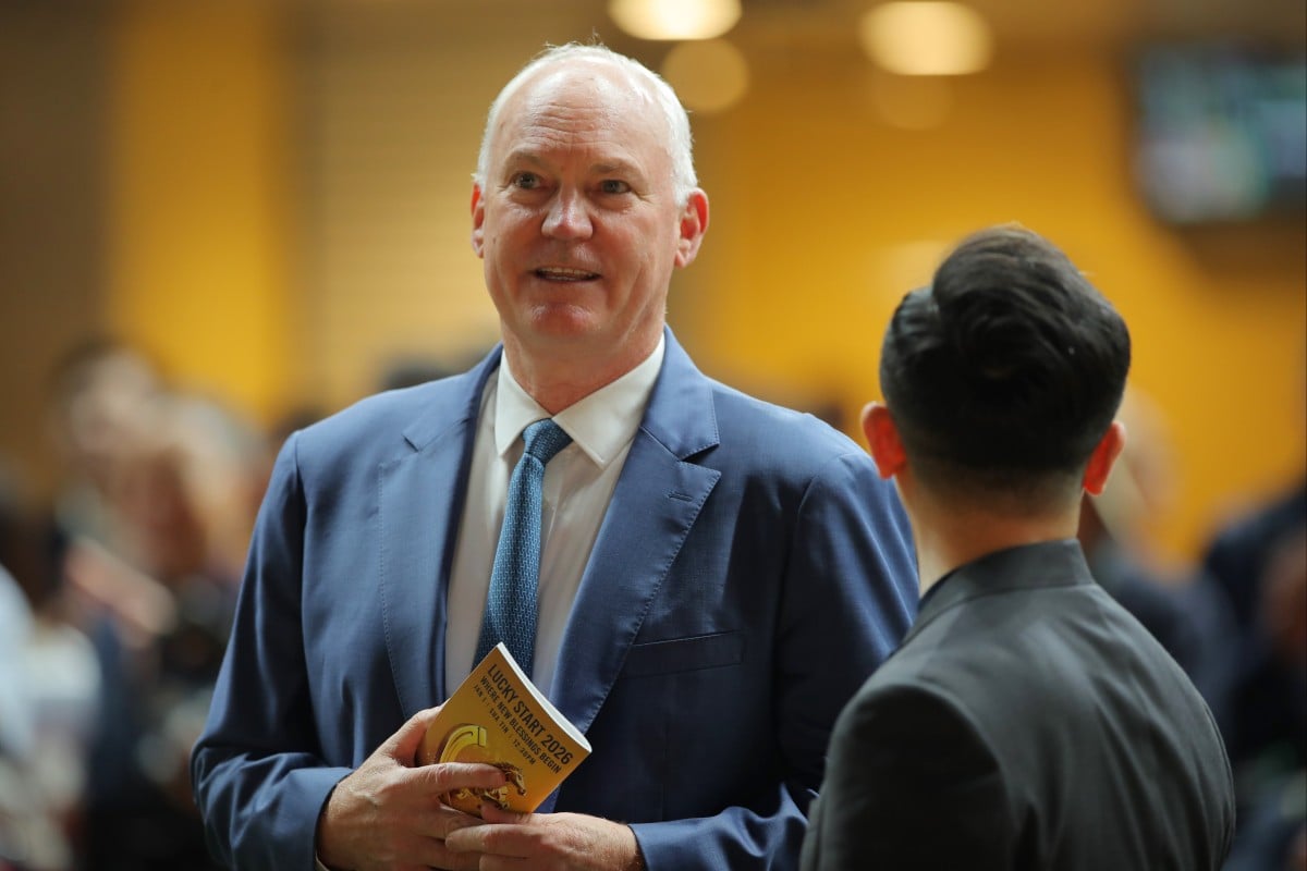 David Hall at Happy Valley this month. Photos: Kenneth Chan