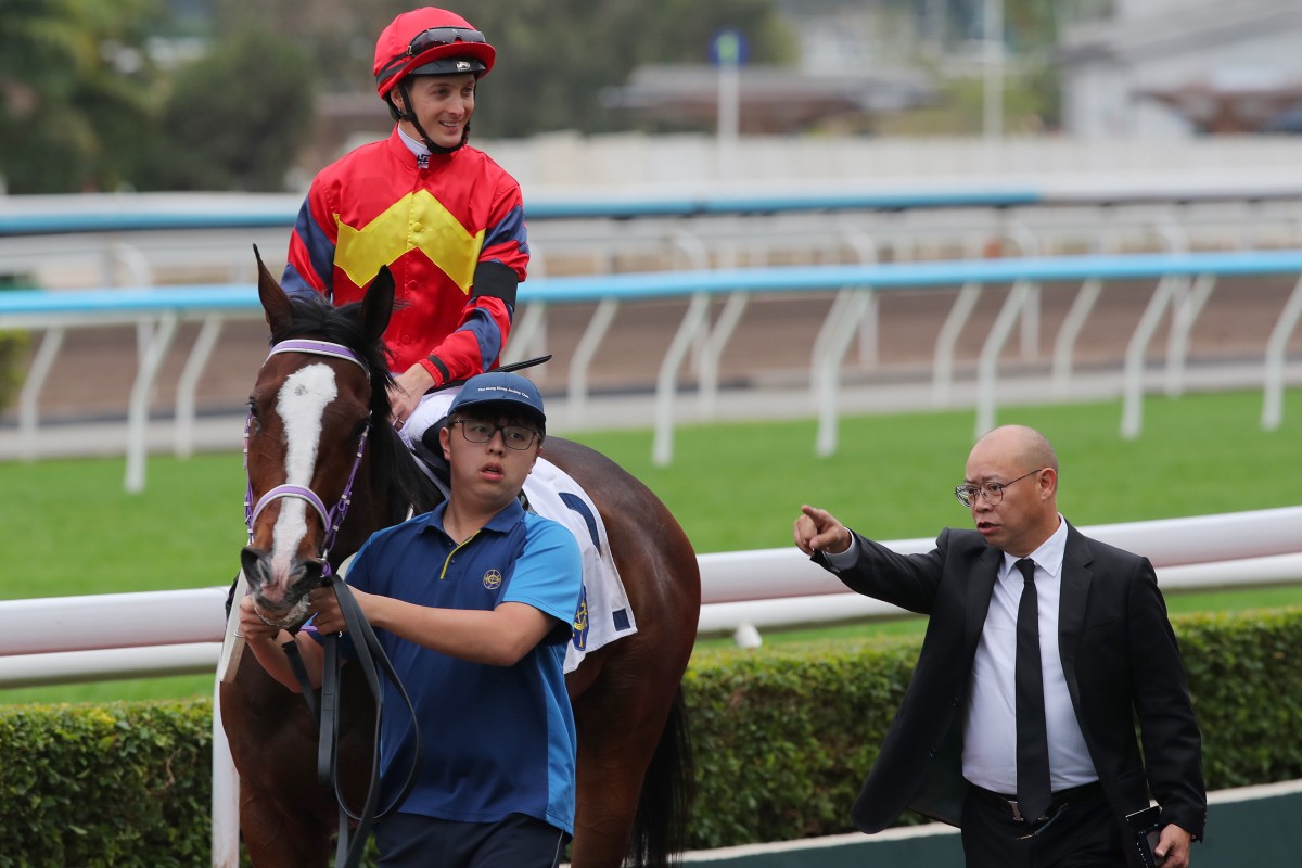 Hong Lok Golf after his win at Sha Tin in November. Photos: Kenneth Chan