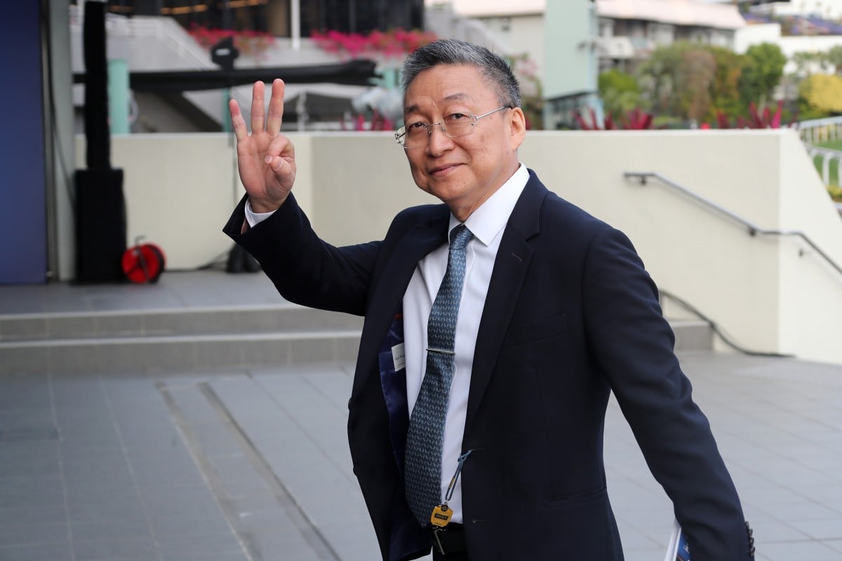 Francis Lui celebrates another treble at Sha Tin. Photos: Kenneth Chan