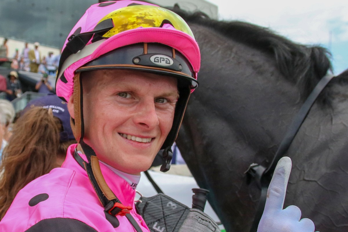 Australian jockey Ethan Brown will ride in Hong Kong towards the end of the season. Photo: HKJC