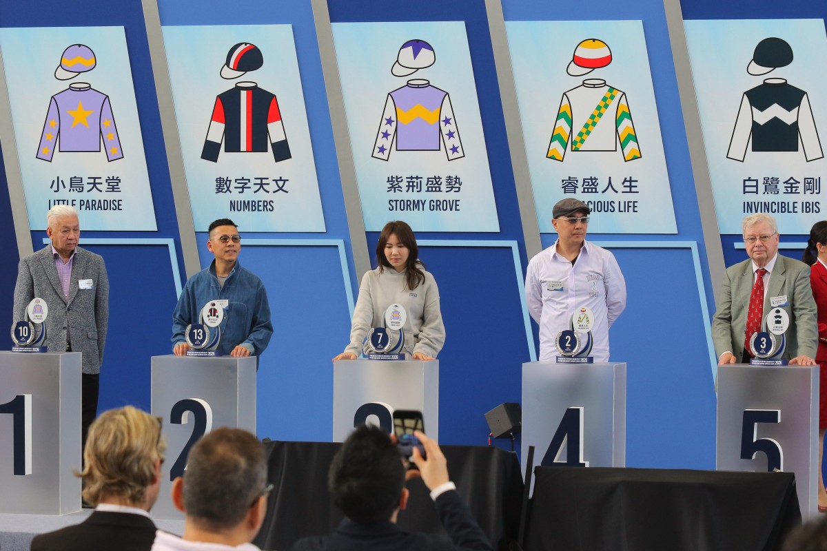 Connections react to their BMW Hong Kong Derby draws. Photos: Kenneth Chan