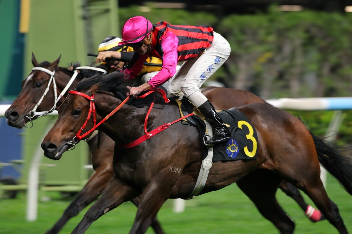 Symbol Of Strength and Luke Ferraris triumph at Happy Valley. Photos: Kenneth Chan