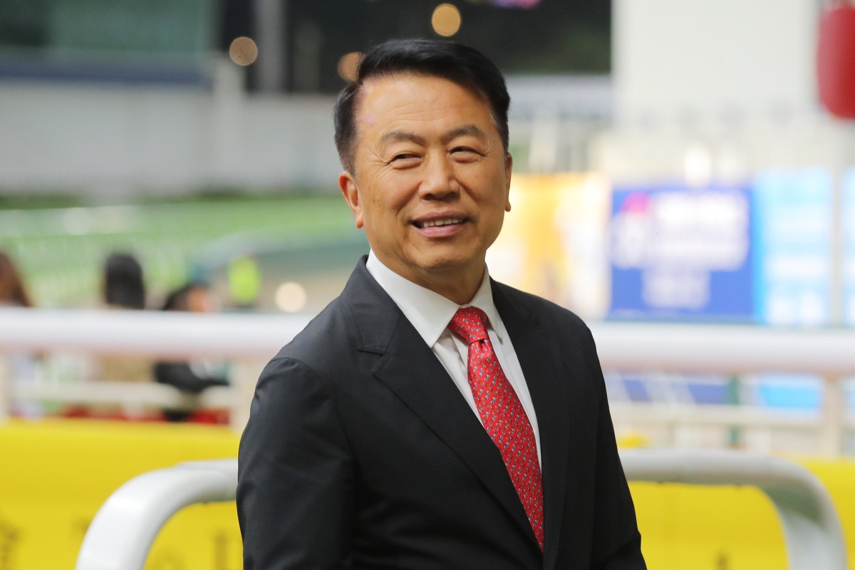Trainer Ricky Yiu after a Happy Valley winner. Photos: Kenneth Chan
