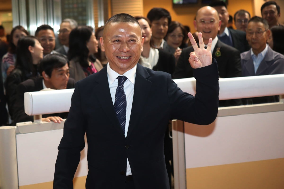Danny Shum after a Happy Valley winner. Photos: Kenneth Chan