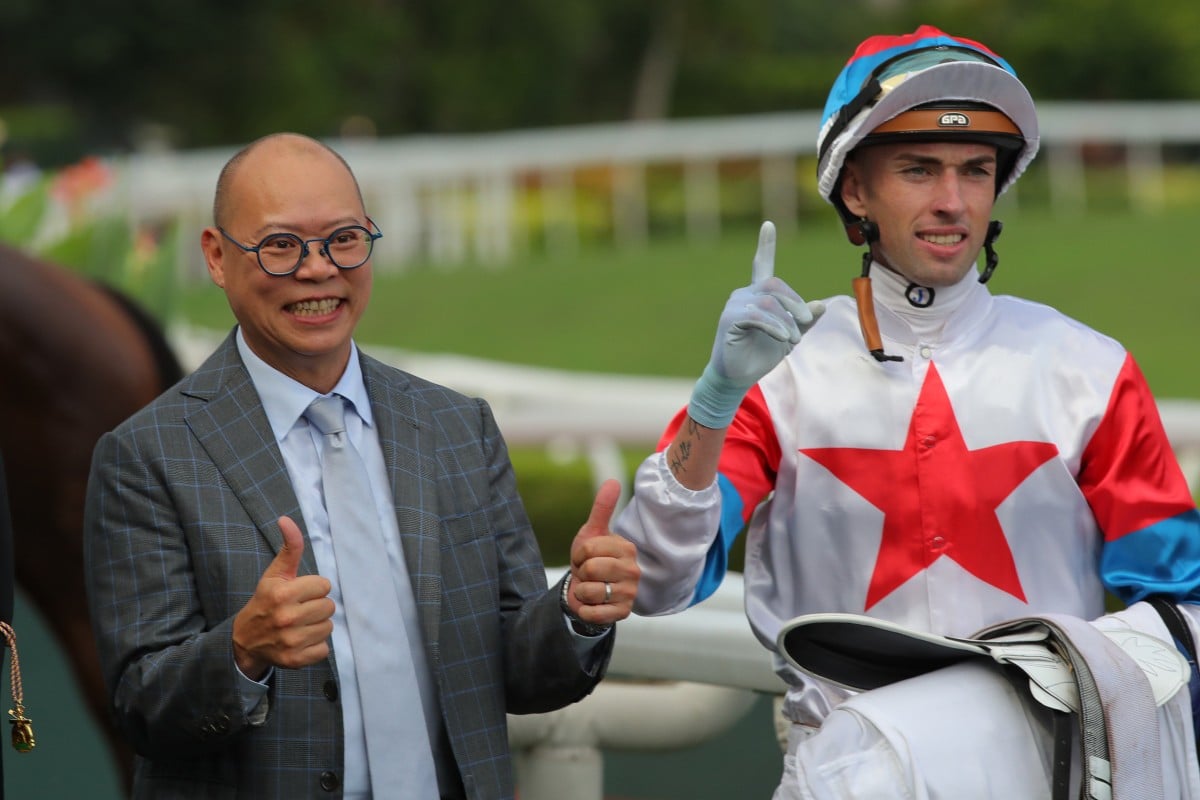 James Orman and Chris So celebrate a win at Sha Tin. Photos: Kenneth Chan