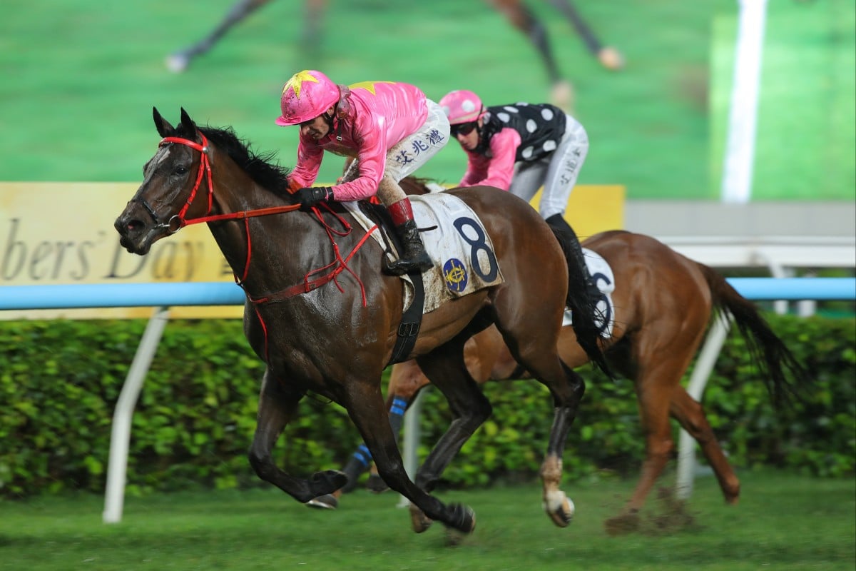 Sky Jewellery wins at Sha Tin. Photos: Kenneth Chan