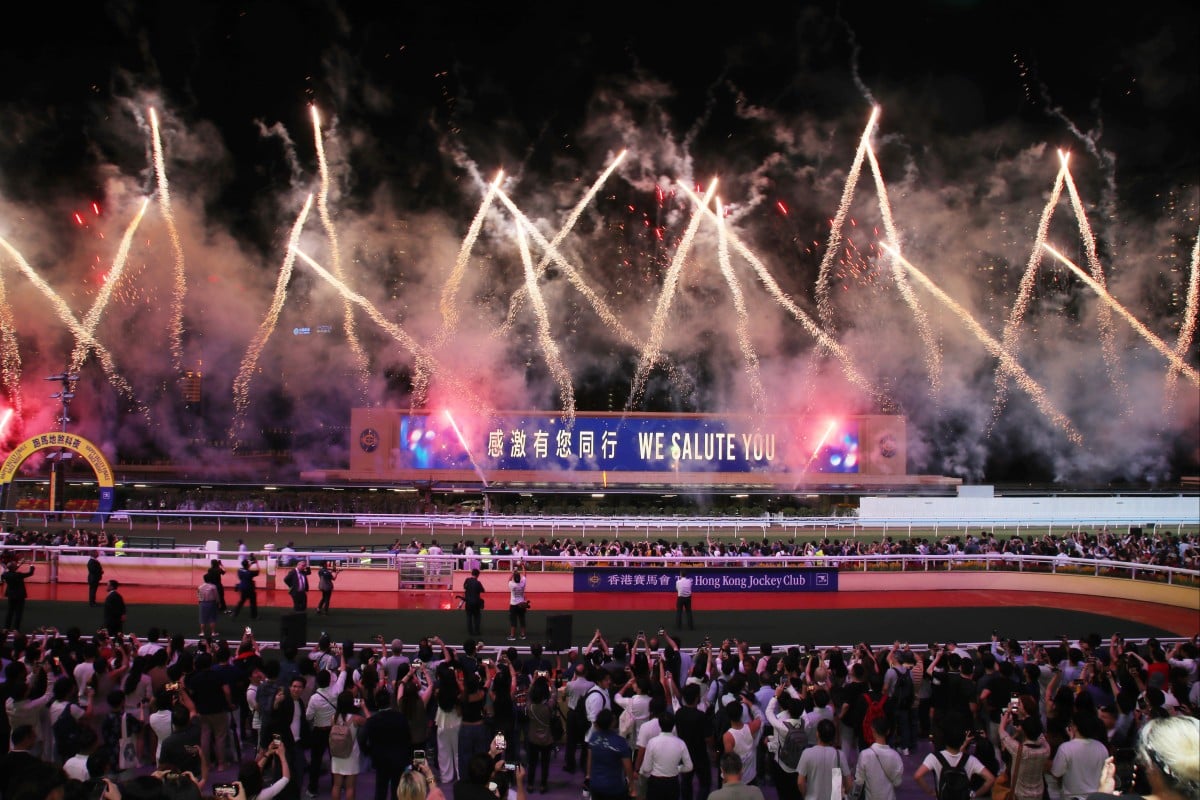 The 2025-26 racing season came to a close with a spectacular fireworks show at Happy Valley. Photos: Kenneth Chan