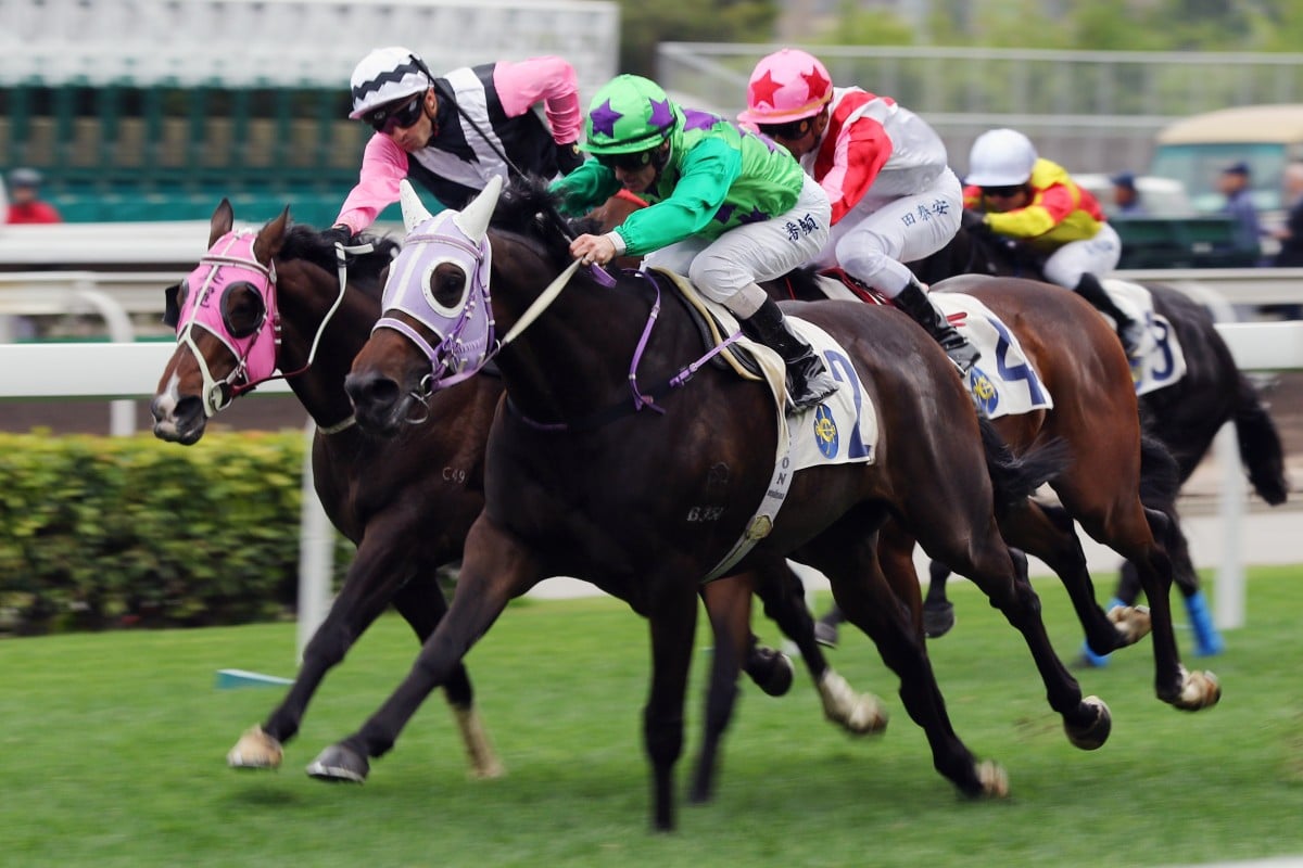 Tianchi Monster wins at Sha Tin in February. Photos: Kenneth Chan
