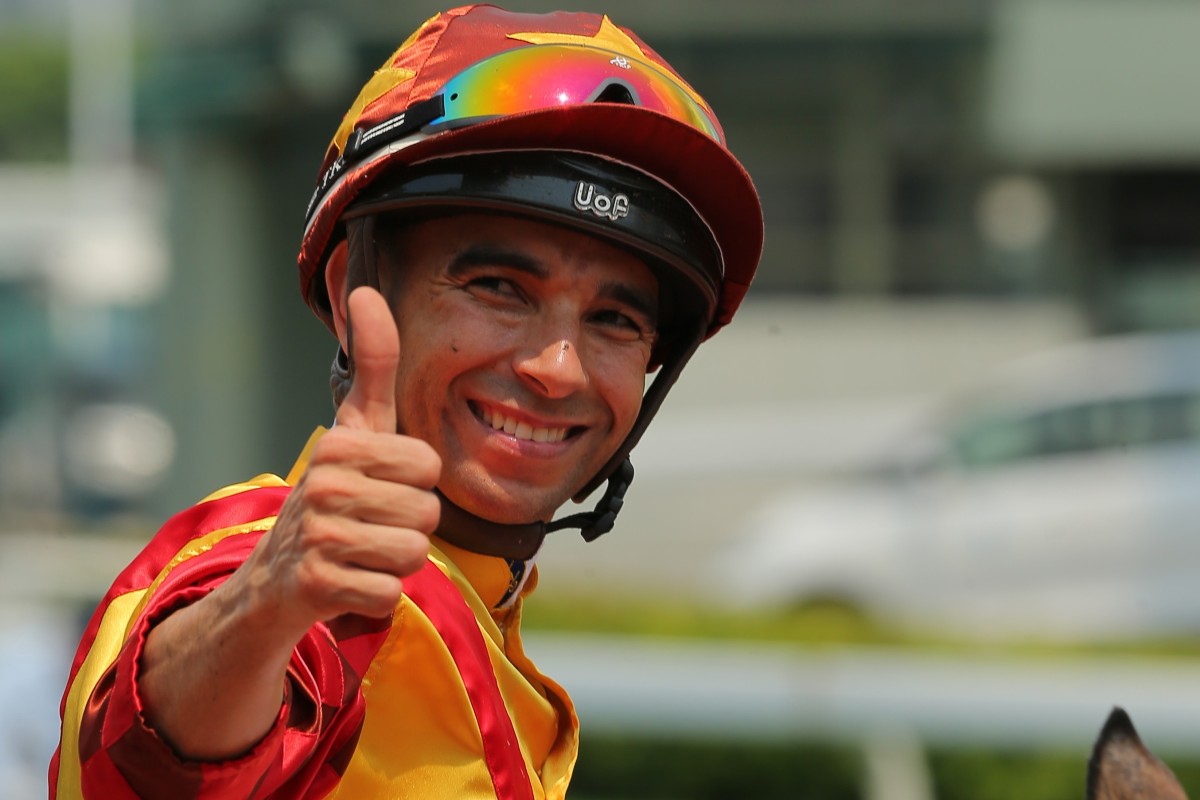 Jockey Joao Moreira after riding a winner at Sha Tin this season. Photos: Kenneth Chan
