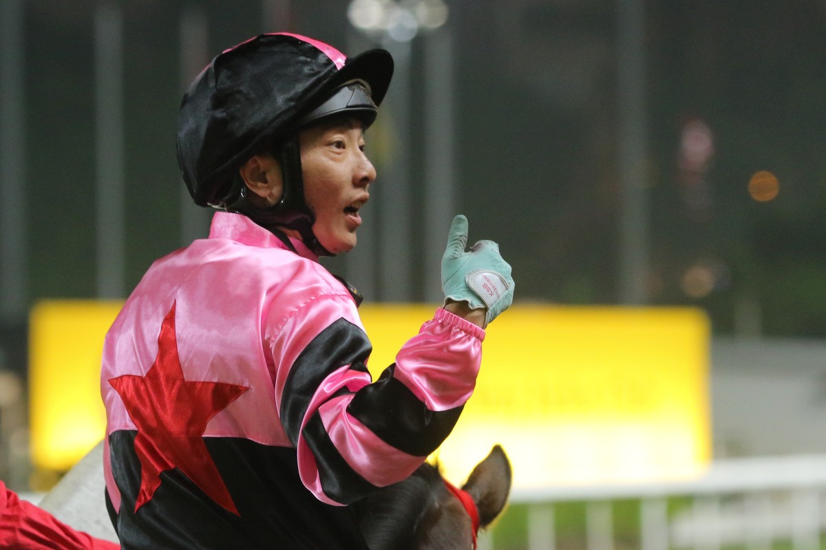 Jockey Eddy Lai at Happy Valley. Photos: Kenneth Chan