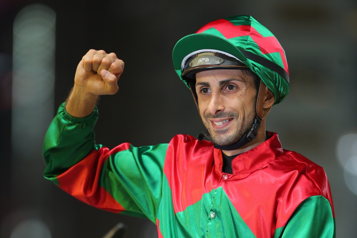 Alberto Sanna celebrates a win. Photos: Kenneth Chan