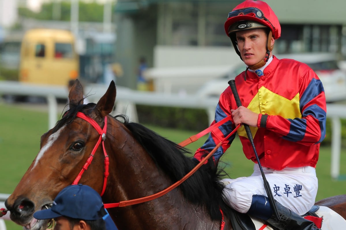 Chad Schofield returns after riding Happy Tour at Sha Tin earlier this season. Photos: Kenneth Chan