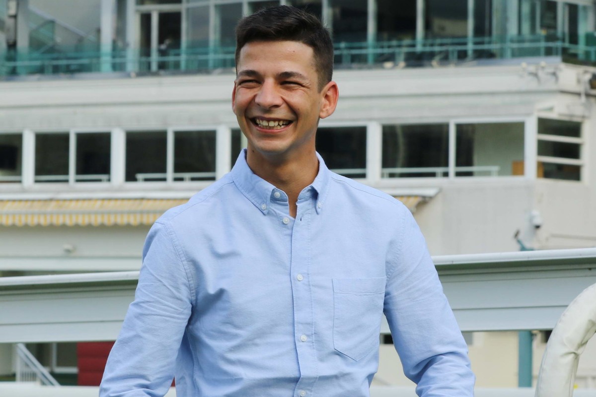 Jockey Vagner Borges at Sha Tin for the first time on Friday morning. Photos: Kenneth Chan