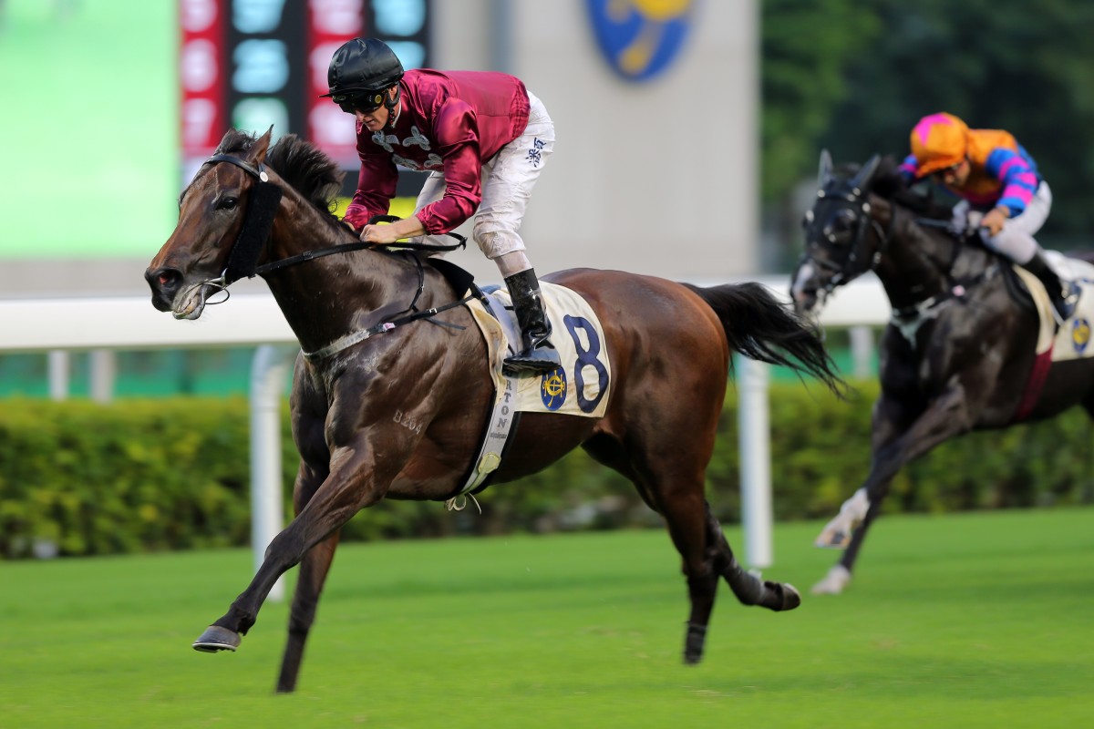 Paul O’Sullivan’s Cool Team takes out the last race at Sha Tin on Sunday. Photos: Kenneth Chan